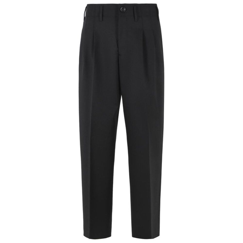 Ami Paris 'Zuit' Black Virgin Wool Pants Men